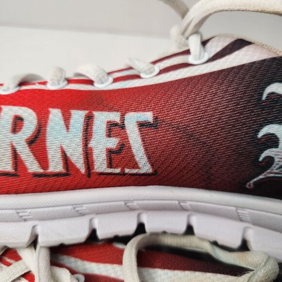 Custom Made Canvas Shoes Barnes Name on the side Men's US 14 EU 48 - Picture 2 of 16